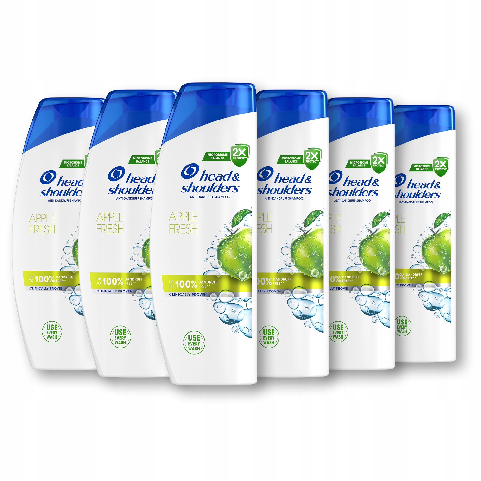 Šampón proti lupinám Head & Shoulders Apple Fresh 6x400 ml